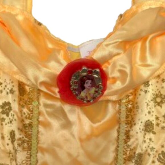 Beauty & The Beast Belle Dress Cosplay Dress Up Play Child Size M 7-8 - Picture 5 of 5